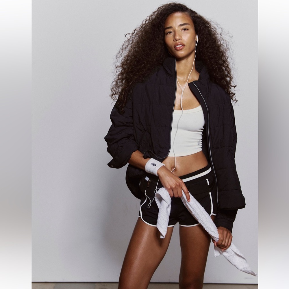 Free People Movement Pippa Packable Puffer Jacket | Black | Large